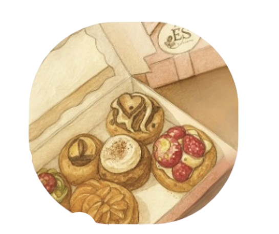 Box de 6 mini cookies